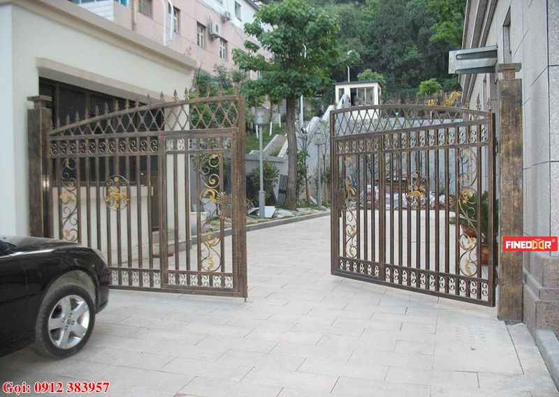Mẫu cổng mở